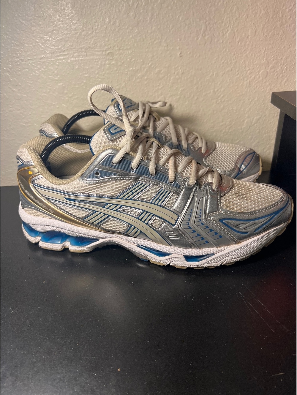 Asics Gel-Kayano 14 Cream Blue Gold
